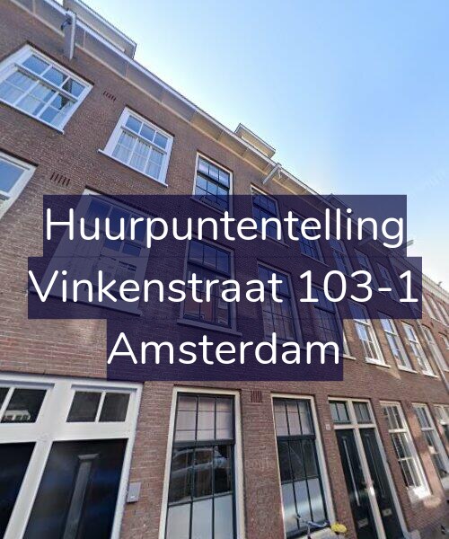 Foto gevel Huurpuntentelling voor Vinkenstraat 103-1, Amsterdam