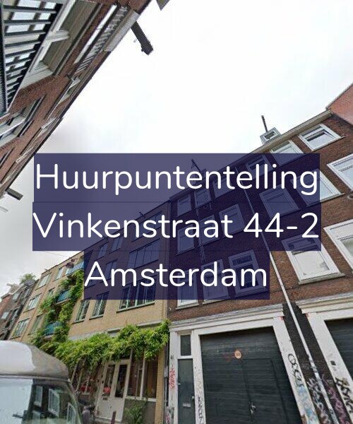 Foto gevel Huurpuntentelling voor Vinkenstraat 44-2, Amsterdam