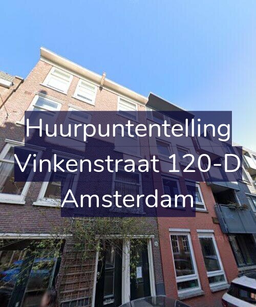 Foto gevel Huurpuntentelling voor Vinkenstraat 120-D, Amsterdam