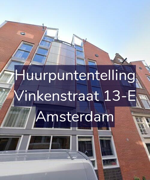 Foto gevel Huurpuntentelling voor Vinkenstraat 13-E, Amsterdam