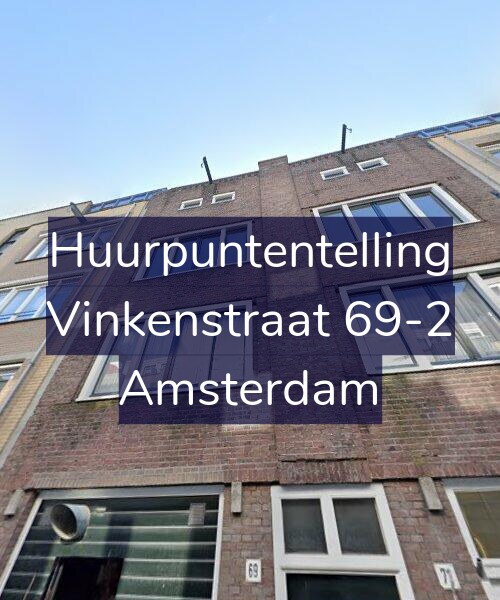 Foto gevel Huurpuntentelling voor Vinkenstraat 69-2, Amsterdam
