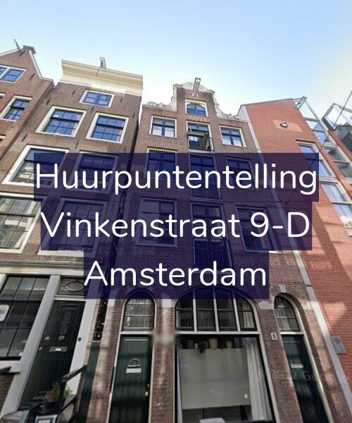 Foto gevel Huurpuntentelling voor Vinkenstraat 9-D, Amsterdam
