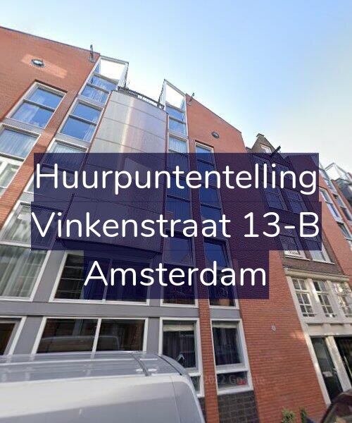 Foto gevel Huurpuntentelling voor Vinkenstraat 13-B, Amsterdam