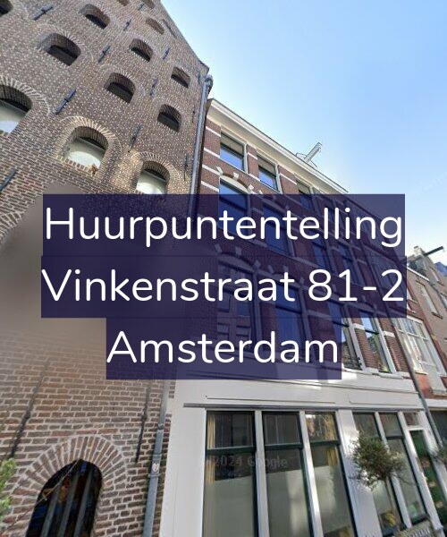 Foto gevel Huurpuntentelling voor Vinkenstraat 81-2, Amsterdam