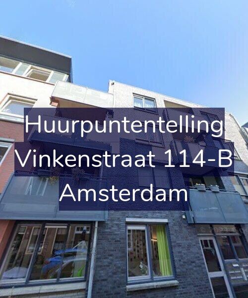 Foto gevel Huurpuntentelling voor Vinkenstraat 114-B, Amsterdam