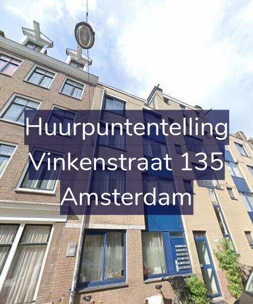Foto gevel Huurpuntentelling voor Vinkenstraat 135, Amsterdam