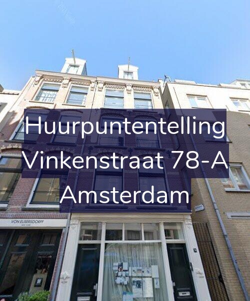 Foto gevel Huurpuntentelling voor Vinkenstraat 78-A, Amsterdam
