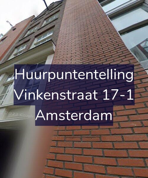 Foto gevel Huurpuntentelling voor Vinkenstraat 17-1, Amsterdam