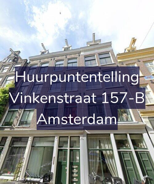 Foto gevel Huurpuntentelling voor Vinkenstraat 157-B, Amsterdam