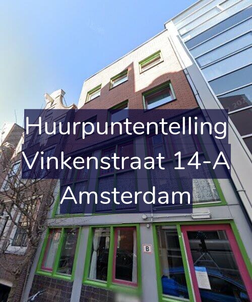 Foto gevel Huurpuntentelling voor Vinkenstraat 14-A, Amsterdam