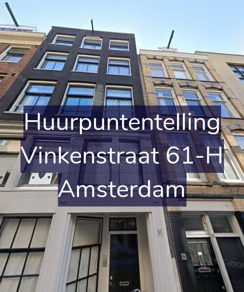 Foto gevel Huurpuntentelling voor Vinkenstraat 61-H, Amsterdam