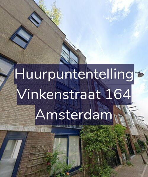 Foto gevel Huurpuntentelling voor Vinkenstraat 164, Amsterdam