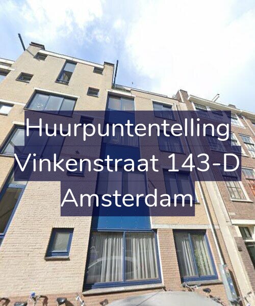 Foto gevel Huurpuntentelling voor Vinkenstraat 143-D, Amsterdam