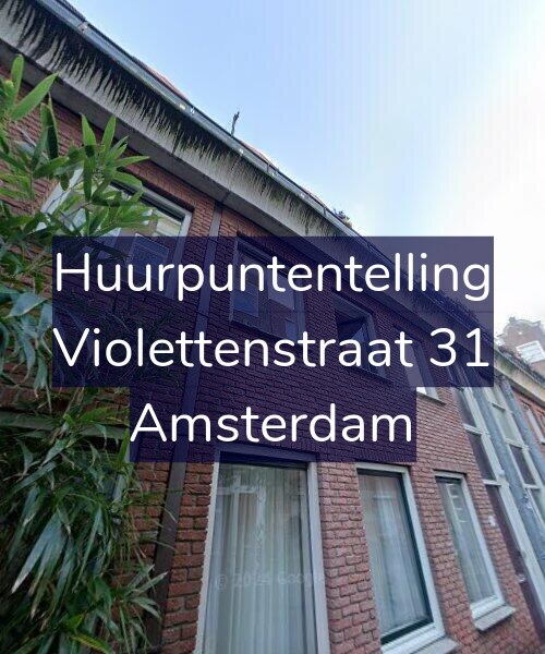 Foto gevel Huurpuntentelling voor Violettenstraat 31, Amsterdam