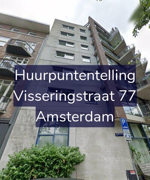 Foto gevel Huurpuntentelling voor Visseringstraat 77, Amsterdam