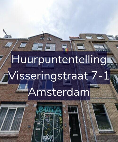 Foto gevel Huurpuntentelling voor Visseringstraat 7-1, Amsterdam