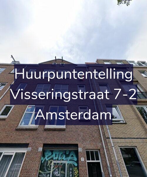 Foto gevel Huurpuntentelling voor Visseringstraat 7-2, Amsterdam