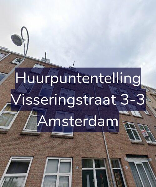Foto gevel Huurpuntentelling voor Visseringstraat 3-3, Amsterdam