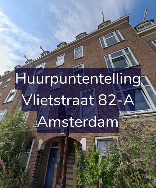 Foto gevel Huurpuntentelling voor Vlietstraat 82-A, Amsterdam