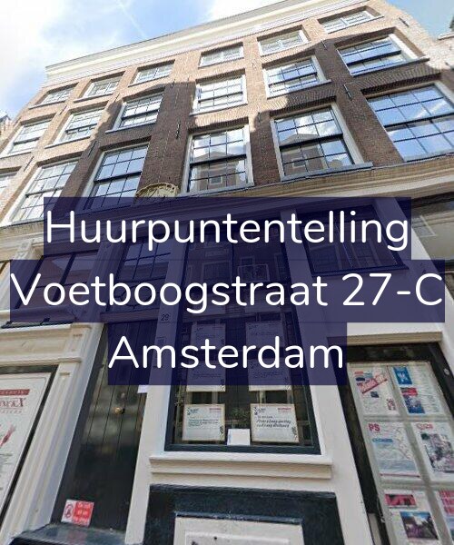 Foto gevel Huurpuntentelling voor Voetboogstraat 27-C, Amsterdam