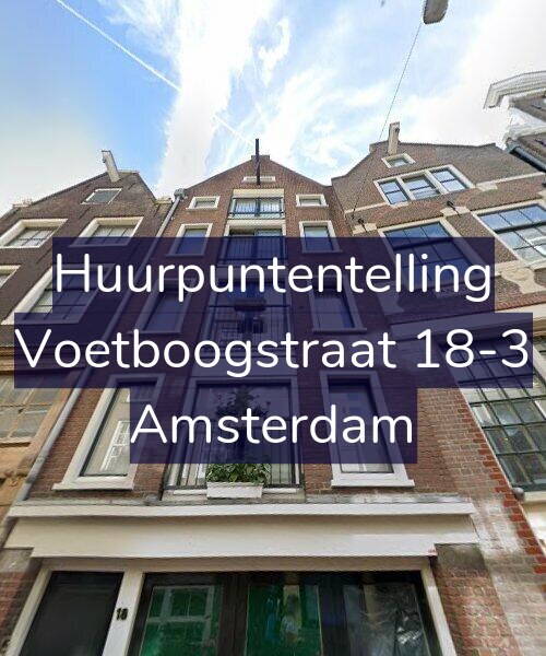 Foto gevel Huurpuntentelling voor Voetboogstraat 18-3, Amsterdam