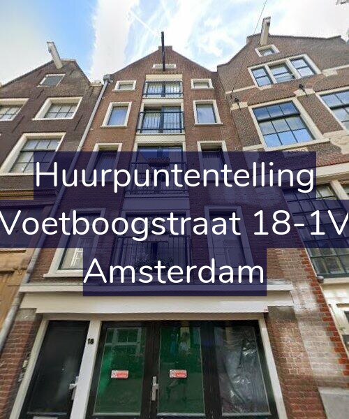 Foto gevel Huurpuntentelling voor Voetboogstraat 18-1V, Amsterdam