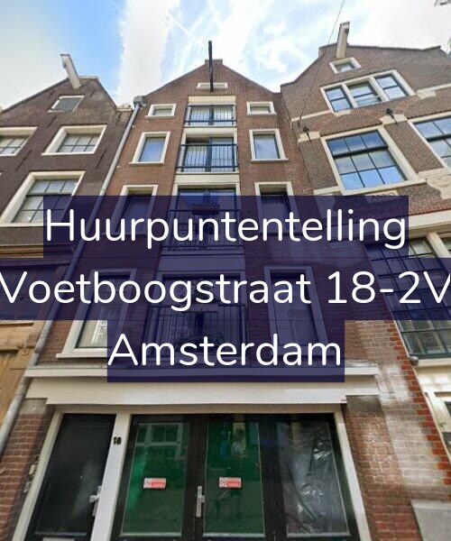 Foto gevel Huurpuntentelling voor Voetboogstraat 18-2V, Amsterdam