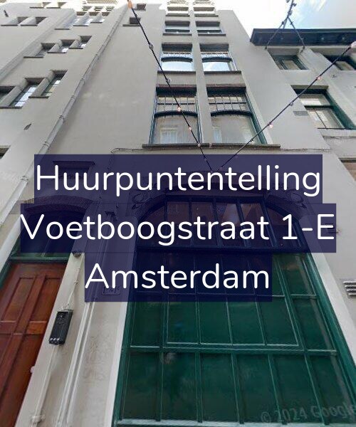 Foto gevel Huurpuntentelling voor Voetboogstraat 1-E, Amsterdam