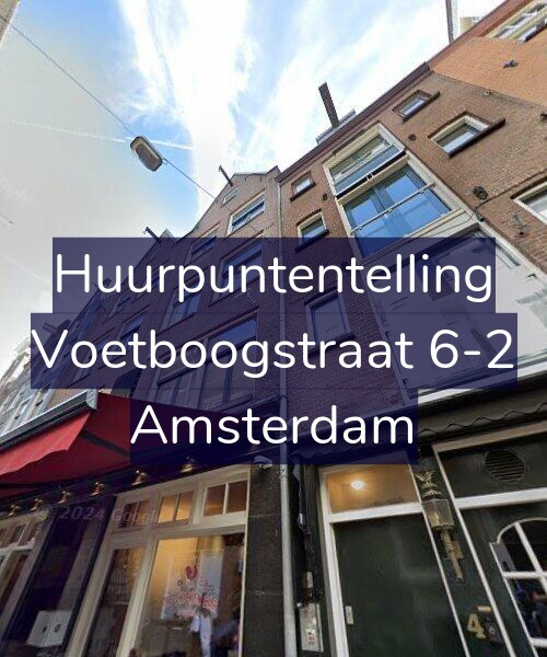 Foto gevel Huurpuntentelling voor Voetboogstraat 6-2, Amsterdam