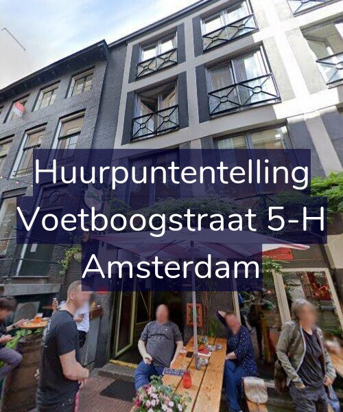 Foto gevel Huurpuntentelling voor Voetboogstraat 5-H, Amsterdam