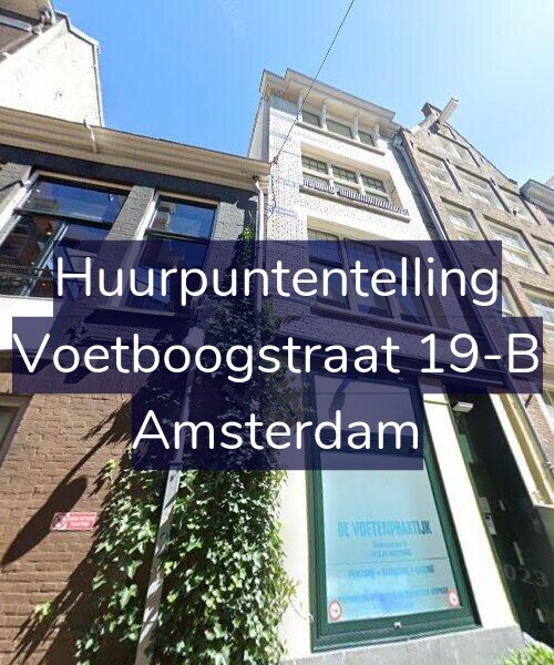 Foto gevel Huurpuntentelling voor Voetboogstraat 19-B, Amsterdam