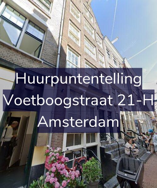 Foto gevel Huurpuntentelling voor Voetboogstraat 21-H, Amsterdam