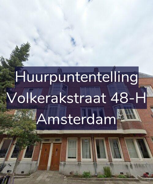 Foto gevel Huurpuntentelling voor Volkerakstraat 48-H, Amsterdam