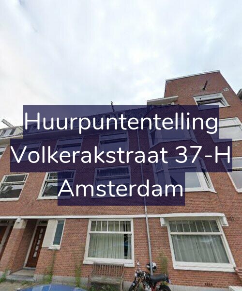 Foto gevel Huurpuntentelling voor Volkerakstraat 37-H, Amsterdam