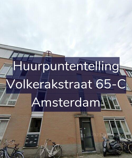 Foto gevel Huurpuntentelling voor Volkerakstraat 65-C, Amsterdam