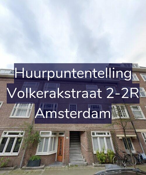 Foto gevel Huurpuntentelling voor Volkerakstraat 2-2R, Amsterdam
