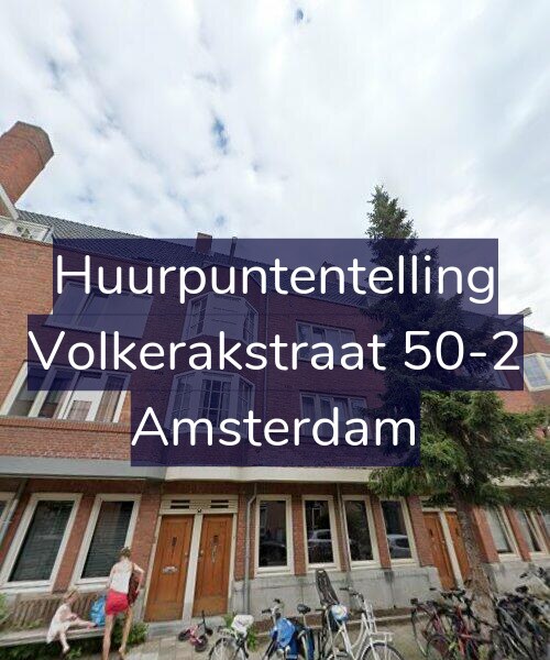 Foto gevel Huurpuntentelling voor Volkerakstraat 50-2, Amsterdam