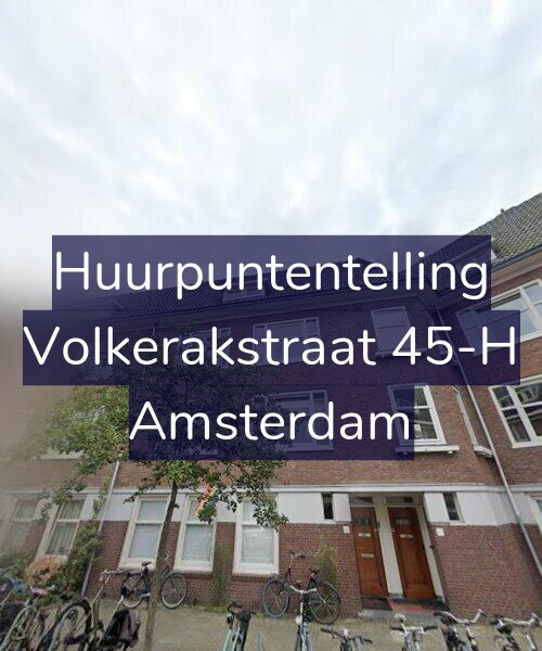 Foto gevel Huurpuntentelling voor Volkerakstraat 45-H, Amsterdam