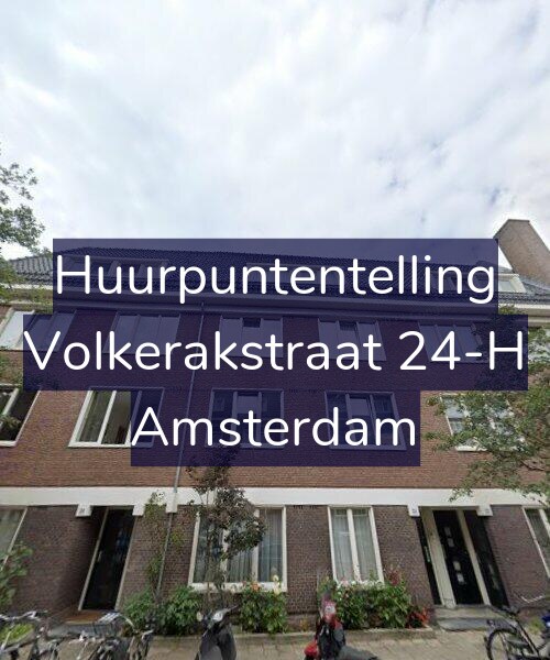 Foto gevel Huurpuntentelling voor Volkerakstraat 24-H, Amsterdam