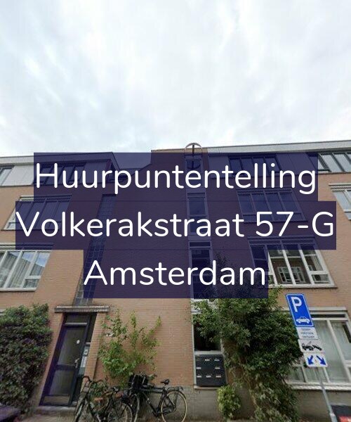 Foto gevel Huurpuntentelling voor Volkerakstraat 57-G, Amsterdam