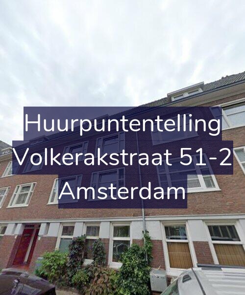 Foto gevel Huurpuntentelling voor Volkerakstraat 51-2, Amsterdam
