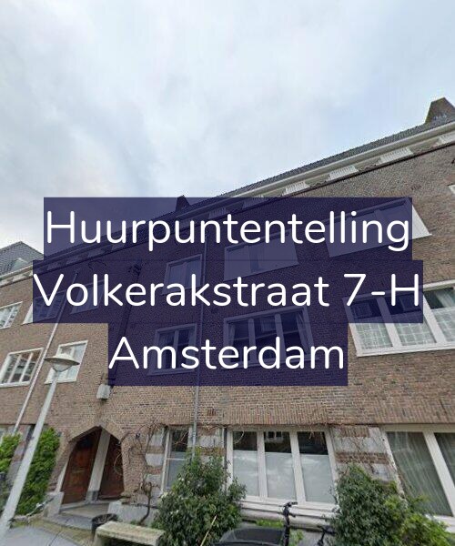 Foto gevel Huurpuntentelling voor Volkerakstraat 7-H, Amsterdam