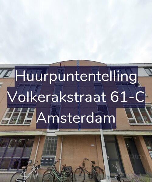 Foto gevel Huurpuntentelling voor Volkerakstraat 61-C, Amsterdam