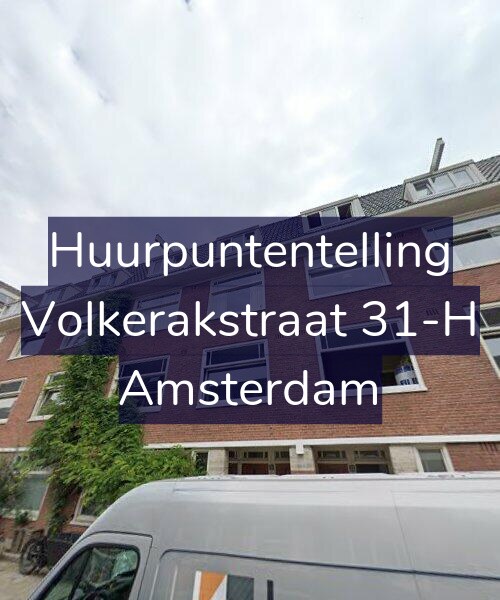 Foto gevel Huurpuntentelling voor Volkerakstraat 31-H, Amsterdam