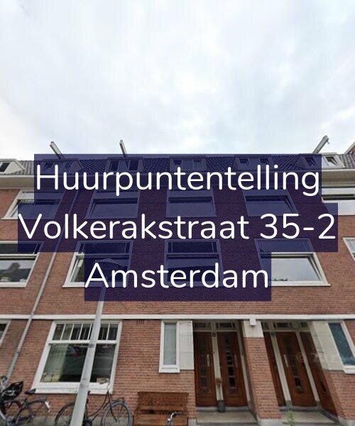 Foto gevel Huurpuntentelling voor Volkerakstraat 35-2, Amsterdam