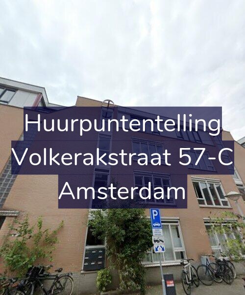 Foto gevel Huurpuntentelling voor Volkerakstraat 57-C, Amsterdam