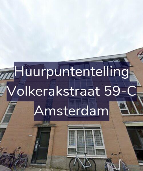 Foto gevel Huurpuntentelling voor Volkerakstraat 59-C, Amsterdam