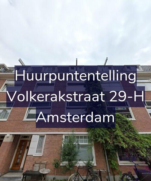 Foto gevel Huurpuntentelling voor Volkerakstraat 29-H, Amsterdam