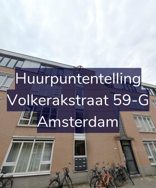 Foto gevel Huurpuntentelling voor Volkerakstraat 59-G, Amsterdam