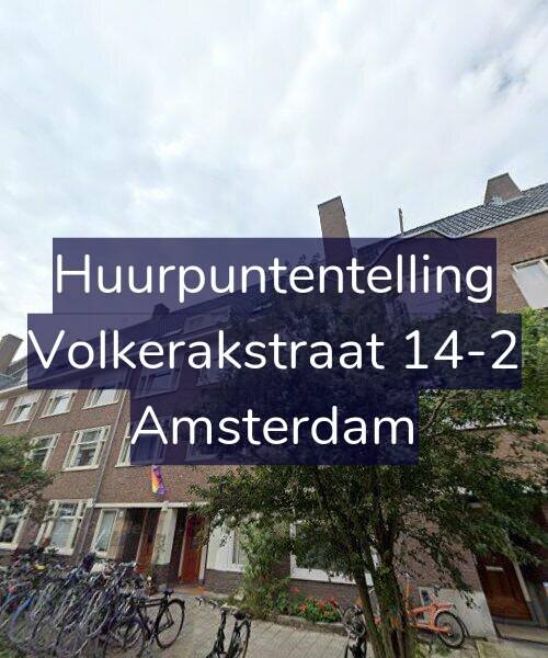 Foto gevel Huurpuntentelling voor Volkerakstraat 14-2, Amsterdam